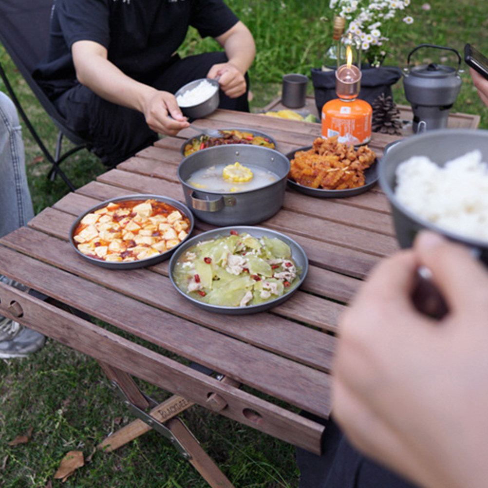 Food Snacks For Camping - قطعة واحدة من طبق العشاء الخفيف
