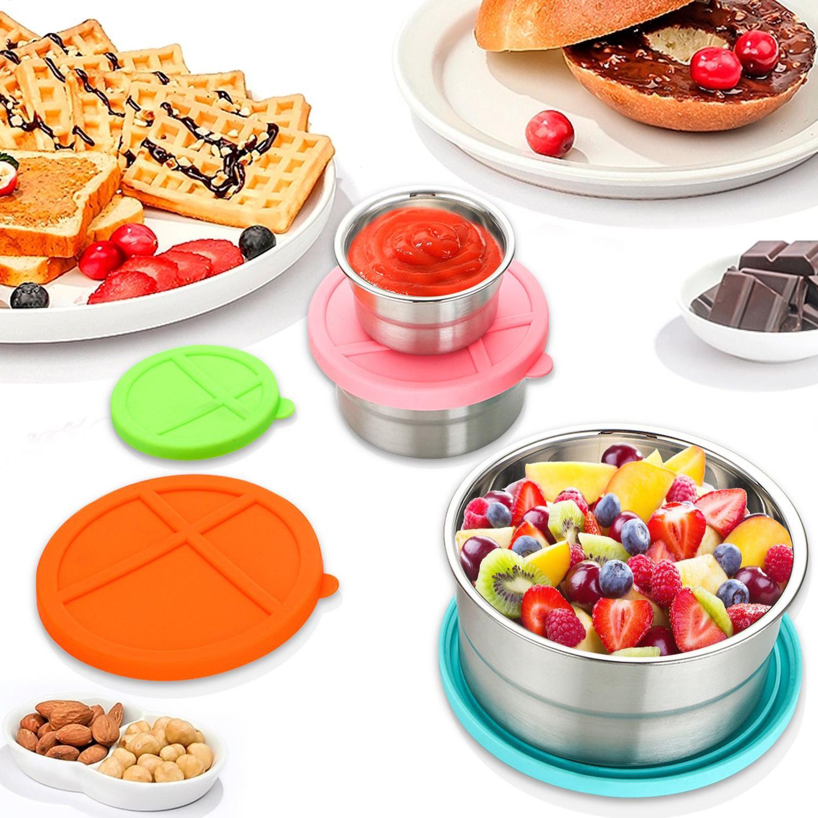 حاوية طعام معدنية 5 قطع صندوق  - مراجعة Food Snacks For Camping وسعره